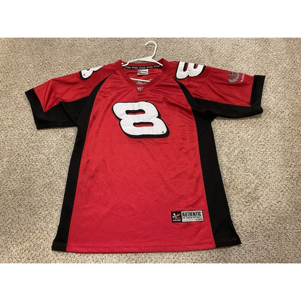Nascar Dale Earnhardt Jr. #8 Racing Jersey Chase Authentics Men's Large